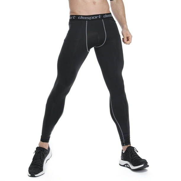 Mens Compression Base Layer Leggings Running Gym Fit Trousers Workout Long Pants